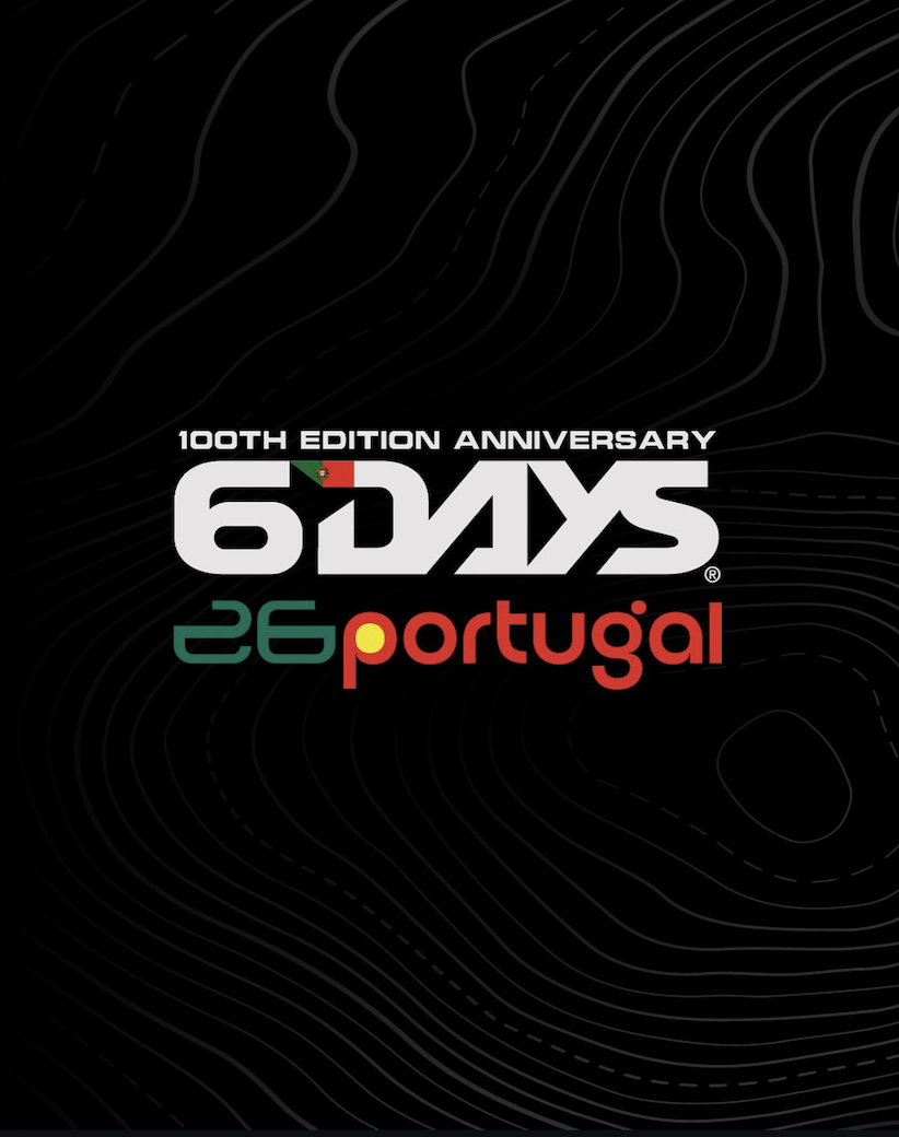 Logo of the 100th edition of the Six Days of Enduro 2026 in Portugal